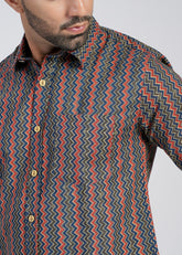 Cotton Printed Full Sleeve Shirt
